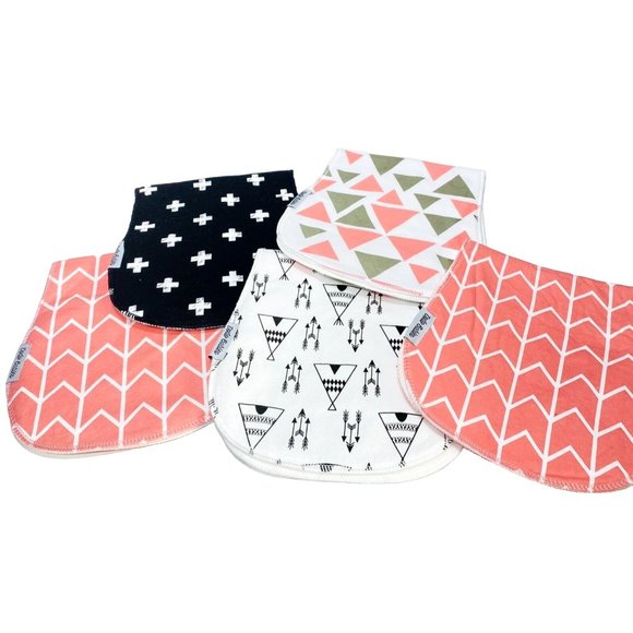Organic Burp Clothes for Baby Boys and Girls- Ultra Absorbent Modern Burping Rag - Picture 5 of 8